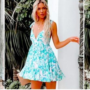Vici Tropical Mini Dress